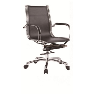 Modern black leather lift executive office chair for sale